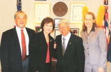 Sylvia Yuen, Daniel Akaka, and ***